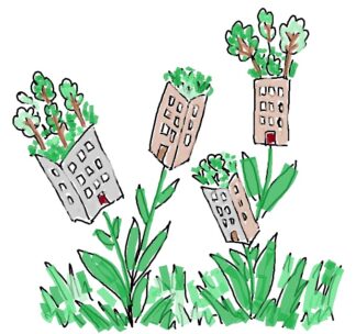 Létesítsünk zöldtetőket, tetőkerteket!